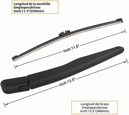 Vista 2 de Reemplazo de la cuchilla del brazo del limpiaparabrisas trasero para Ford