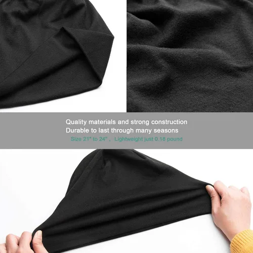 Vista 3 de SD SHADOW DOMAIN Gorro moderno y elegante de tela de punto de calidad, transpirabilidad y elasticidad
