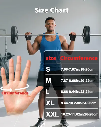 Vista 7 de RIGWARL Guantes de entrenamiento, guantes de fitness ligeros con protección completa de la palma y excelente agarre para hombres y mujeres, guantes