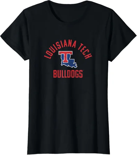 Vista 31 de Louisiana Tech Bulldogs - Camiseta grande, Negro