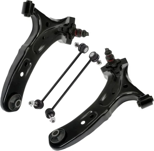 Vista 65 de Detroit Axle - 4 piezas de brazos de control traseros para Ford C-Max, Focus, Mazda 3 5, Volvo C30, C70, S40, V50, 4 brazos de control superiores e