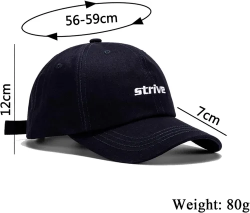 Vista 2 de Gorra de béisbol para hombre y mujer de moda casual protector solar gorra de béisbol oscura