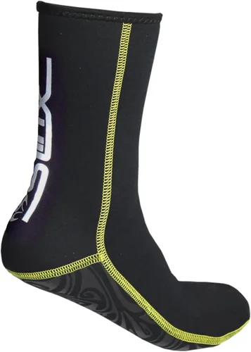 Vista 8 de Skyone Calcetines de neopreno con aleta de agua para buceo, 0.118 pulgadas para mujeres y hombres, calcetines térmicos de playa antideslizantes