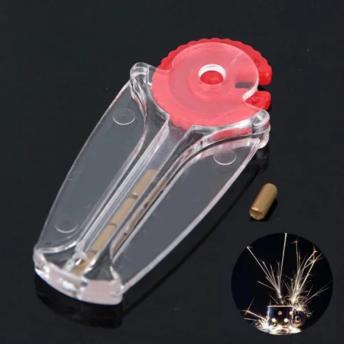 Vista 4 de Piezas de mecanismo de encendedor de barril de piedra de pedernal de rueda de repuesto compatible con mechero Clipper un lote de 5
