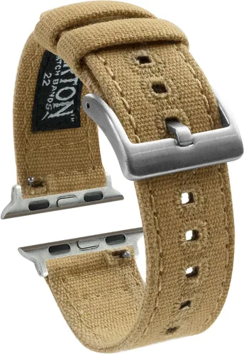 Vista 14 de BARTON WATCH BANDS - Bandas de reloj de lona compatibles con modelos de Apple Watch - 1, 2, 3, 4, 5, 6, 7, 8, 9, 10, SE, Ultra y Ultra 2 Available
