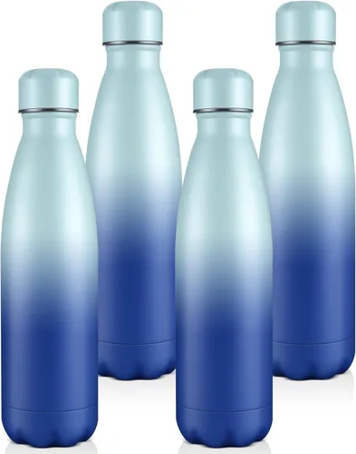 Vista 19 de Volhoply Botellas de agua aisladas de 25 onzas, paquete de 1/2/4, termo de acero inoxidable de doble pared que mantiene el frío y el calor, botella