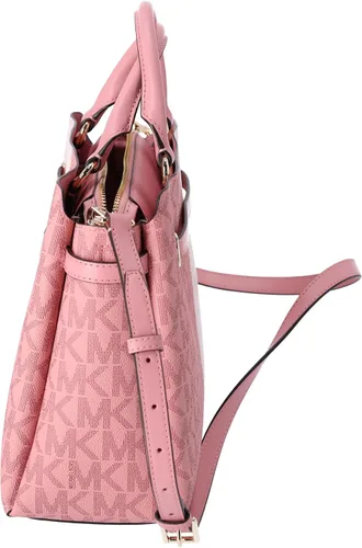 Vista 2 de Michael Kors Reed - Bolso bandolera convertible grande con bloques de color MK Signature