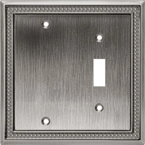 Vista 59 de Henne Bery Sunken Pearls Placa de Pared Decorativa de Servicio Pesado Placa de Interruptor Cubierta de Tomacorriente