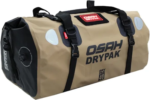 Vista 10 de Bolsa de lona impermeable y maleta - Bolsa seca para motocicleta, bolsas de sillín con cierre enrollable, gran espacio de almacenamiento, para Negro