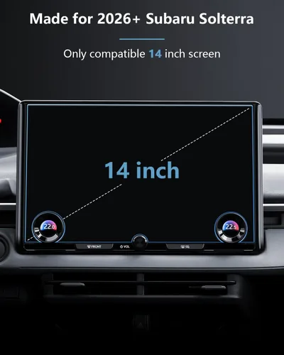Vista 8 de SKTU Protector de pantalla Solterra 2026 de 14 pulgadas para Subar u Solterra 2026+ (Premium/Limited/Limited XT/Touring XT/Touring XT Cuero)