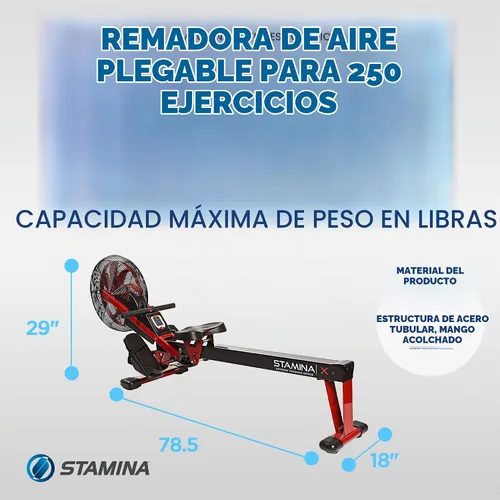 Vista 4 de Stamina X remero de aire
