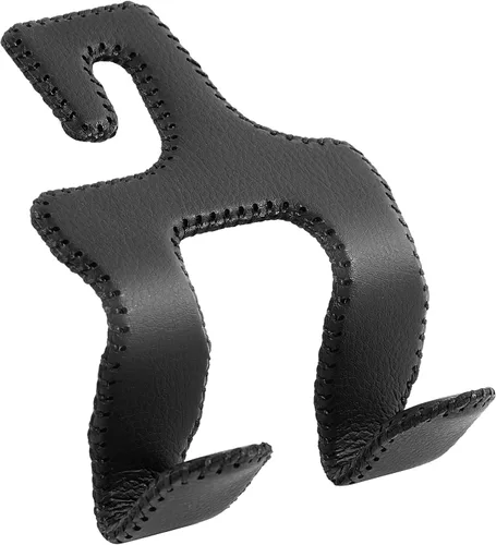 Vista 15 de Gancho para bolso de automóvil, reposacabezas de asiento trasero, perchas de cuero auténtico, accesorio organizador de vehículos duradero