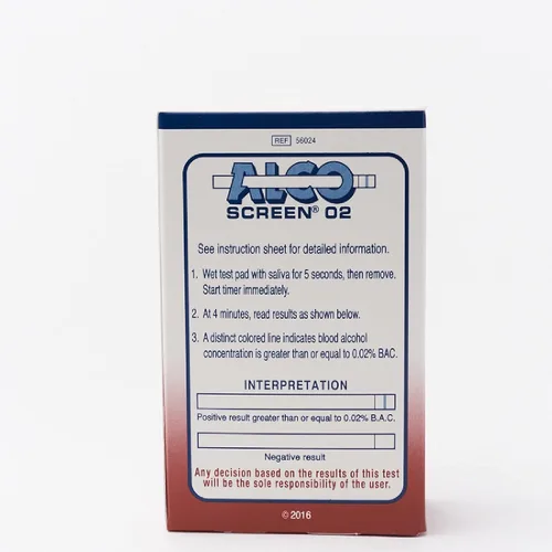 Vista 3 de Prueba de detección de alcohol de saliva (paquete de 24)