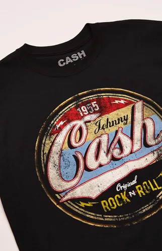Vista 3 de Johnny Cash Men's Original Rock and Roll T-Shirt