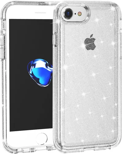 Vista 42 de TENOC Funda para iPhone 6 y iPhone 6s, Funda negra con amortiguador protector antihuellas mate para 4.7 pulgadas