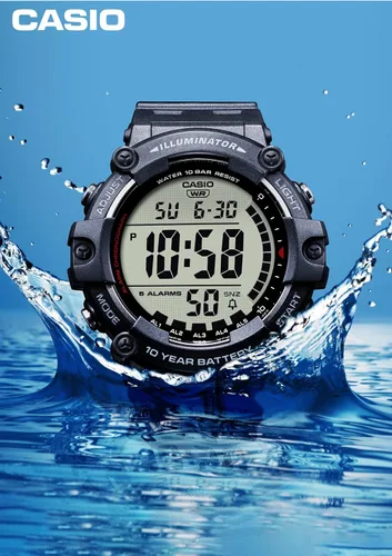 Vista 2 de Casio Collection AE1500WHDW291MWD110 (Digital_Big Face) Wristwatch