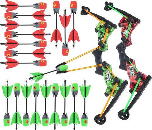 Vista 7 de Zing HyperStrike Dominator Bow Pack – 1 arco dominador azul, 4 flechas de silbato zónico azul, 1 juego de repuesto de cuerda elástica y 1 correa