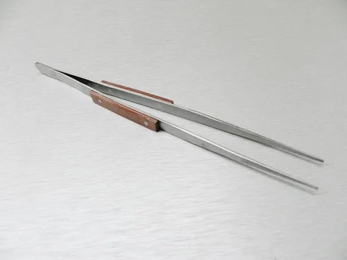 Vista 2 de Pinzas para soldar joyas Pinzas de agarre de fibra sin bloqueo cruzado 8" de largo SS (E2)
