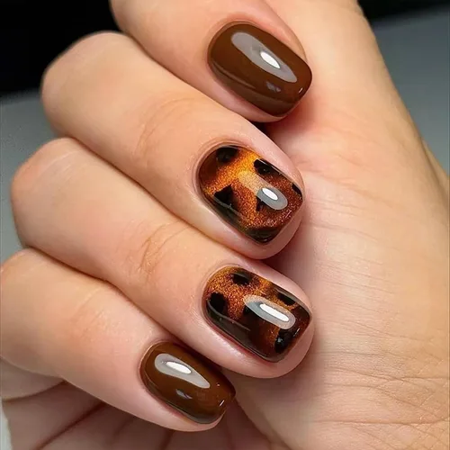 Vista 12 de Uñas Postizas de Mariposa con Purpurina Rosa - 24 piezas de Cobertura Completa Brillantes que se Pegan en Uñas Artificiales Acrílicas S11
