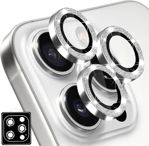 Vista 89 de Compatible con iPhone 13 Pro para iPhone 13 Pro Max, protector de lente de cámara antiarañazos, vidrio templado 9H, protector de cámara de metal a