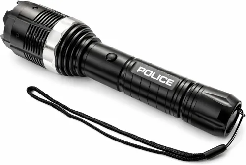 Vista 4 de POLICE Stun Gun 8800 - Max Volt recargable con linterna táctica LED