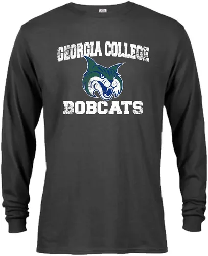 Vista 23 de Sport Your Gear Camiseta de manga larga con licencia oficial, estilo retro y envejecido para fanáticos universitarios