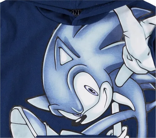 Vista 5 de Sudadera con capucha Sonic The Hedgehog para niños, con capucha de Sonic & Tails, tallas 4-20