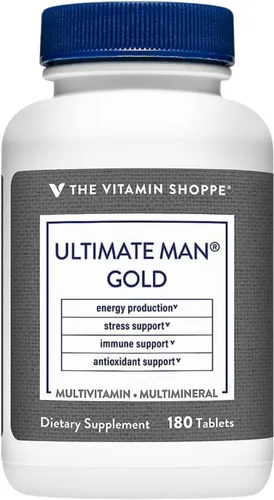 Vista 5 de The Vitamin Shoppe Brand Ultimate Man Multivitamínico, de alta potencia, 90
