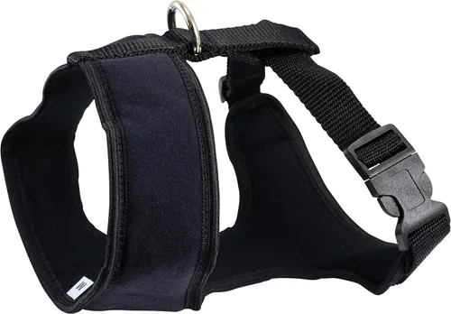 Vista 2 de Dogs My Love Arnés de chaleco suave para perros y cachorros, 6 tamaños azul (XS (cuello máx.: 9 pulgadas; contorno del pecho: 10 a 15 pulgadas)