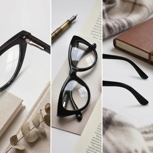 Vista 8 de 2SeeLife Lentes de lectura prémium TR-90 Cat Eye para mujer, estrechos, ajuste medio, marco resistente, bisagras de resorte, lectores elegantes Negro