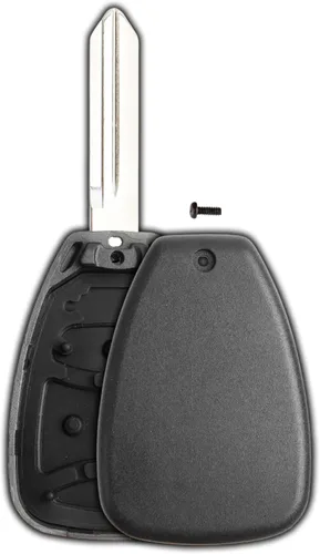 Vista 2 de KeylessOption Carcasa de Reemplazo para Llavero Compatible con Chrysler 300 Aspen 2005 2006 2007 2008 2009, Dodge Charger Durango, Jeep Commander