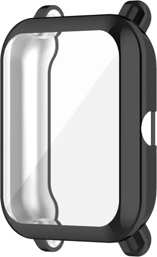Vista 2 de Fundas protectoras de pantalla compatibles con Amazfit GTS 2 Mini/Bip U Pro/Bip S/Bip Lite/Bip 1S/Bip Lite 1S/Amazfit A1608 Watch Soft Metal