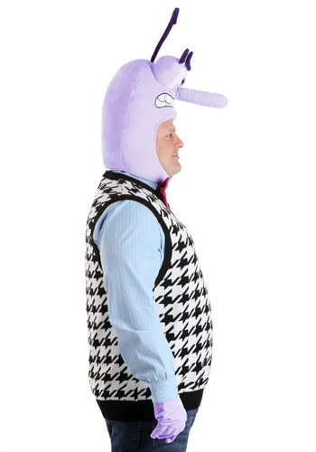 Vista 6 de Disfraz de Talla Grande para Hombre de Miedo de Disney y Pixar Intensamente Multicolor
