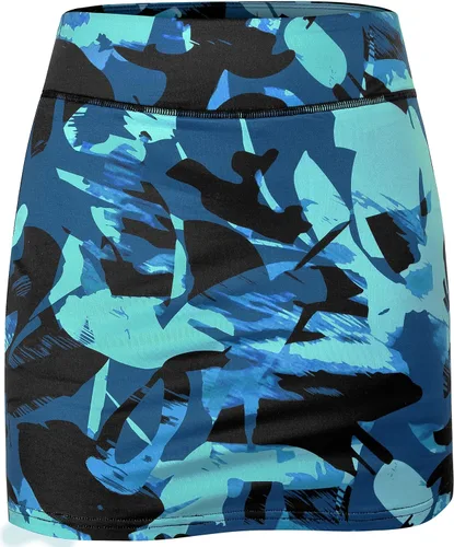 Vista 2 de BLEVONH - Faldas de tenis para mujer, de verano, con pantalones cortos debajo, para pickleball, deportes, entrenamiento y golf, con bolsillos