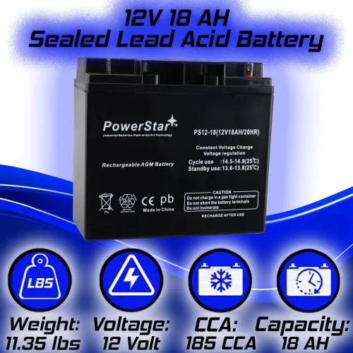 Vista 9 de PowerStar Solar Booster Pac ES1230 Arrancador de salto 12V 18Ah Batería de arranque