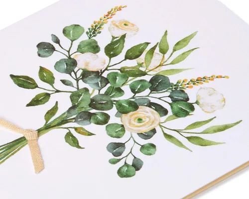 Vista 5 de Tarjeta de papiro para boda (Hermosa vida de amor)