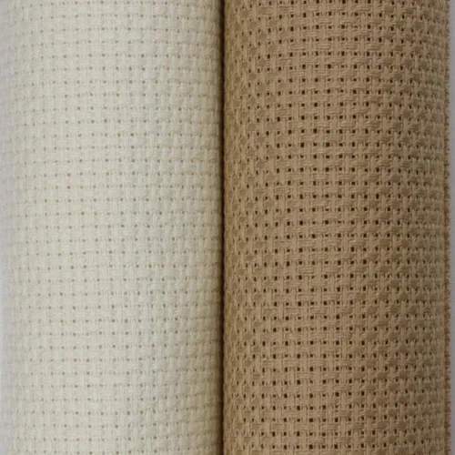 Vista 52 de KCS 2 cajas de tela de costura de algodón para punto de cruz de 15 x 18 pulgadas (blanco antiguo, 11 unidades)
