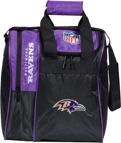 Vista 14 de KR Strikeforce Officially Licensed NFL Single Bowling Ball Tote Bag with Shoe Compartment