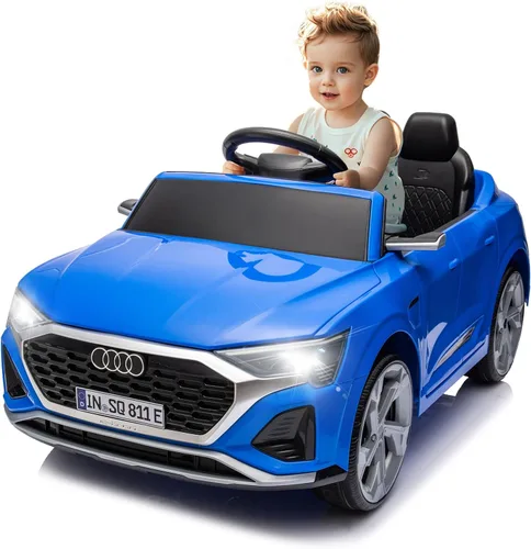 Vista 10 de Autos eléctricos para niños Audi SQ8 con licencia de ACNICO 12V Edad 3+ Negro