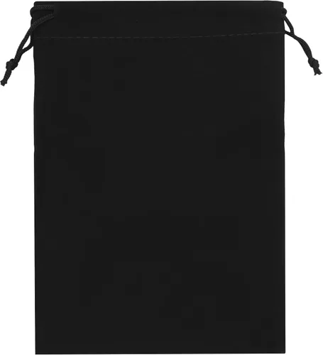 Vista 4 de Mandala Crafts Bolsas de terciopelo negro con cordón de 14 x 14 pulgadas, 10 bolsas grandes de terciopelo con cordón a granel para regalos de fiesta