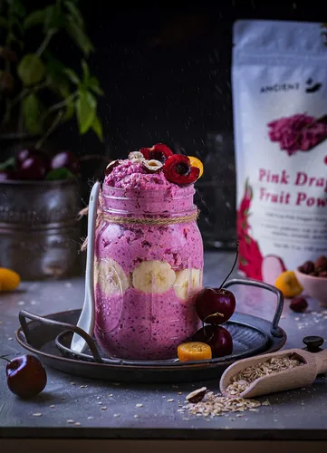 Vista 7 de Ancient Choice - Polvo de fruta del dragón rojo (4 onzas) USDA Orgánico liofilizado Pitaya sin OMG Colorante alimentario natural