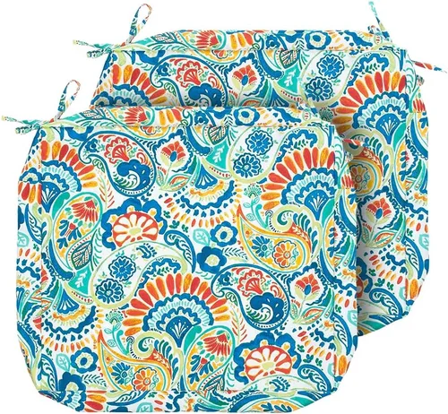 Vista 11 de Magpie Fabrics - Juego de fundas para cojines de patio de 2 (solo funda de repuesto, sin inserto!), Funda impermeable para silla de asiento profundo