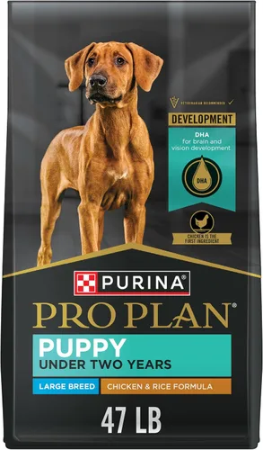 Vista 16 de Purina Pro Plan Alimento seco para cachorros de raza grande, fórmula de pollo y arroz, bolsa de 18 libras
