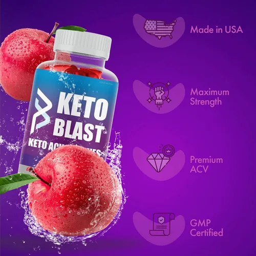 Vista 6 de Paquete de 2 gomitas Keto Blast, máxima fuerza, gomitas Keto Blast original, fórmula avanzada, suministro de 2 meses