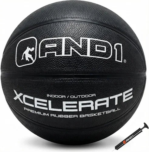 Vista 7 de AND1 Xcelerate - Balón de baloncesto de goma, tamaño reglamentario oficial Naranja