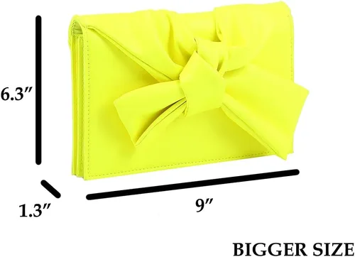 Vista 3 de Handbag Republic Bolsos cruzados con lazo en forma de lazo y lazo para mujer a la moda Aflower_mint