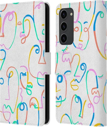 Vista 65 de Head Case Designs Officially Licensed Ninola Brushstrokes Multi Colorful Leather Wallet Case Compatible with Samsung Galaxy A07 4G