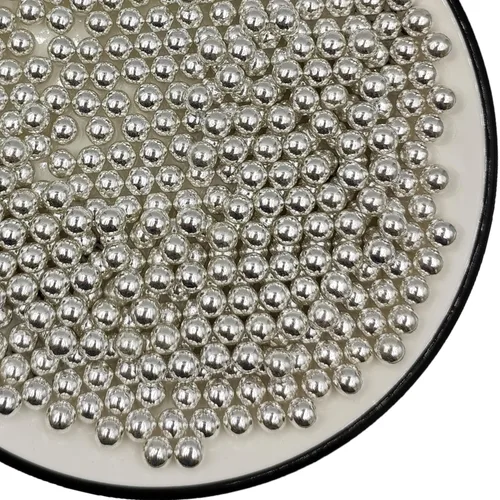 Vista 33 de Perlas negras comestibles en 5 tamaños de chispas de azúcar de 4.59 oz/4.6 onzas, 2,4,7,10,12 in, perlas de caramelo para decoración de pasteles