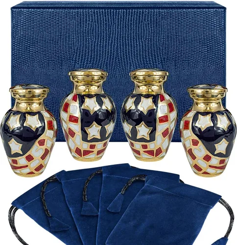Vista 7 de Trupoint Memorials Urnas de cremación para cenizas humanas, urna de entierro decorativa militar y patriótica para veteranos hombres y mujeres