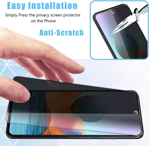 Vista 3 de Xiaomi Redmi Note 11 Pro (5G+4G) / Note 11 Pro + Plus 5G + 4G con [2 unidades] Protector de lente de cámara y [2 unidades] Protector de pantalla